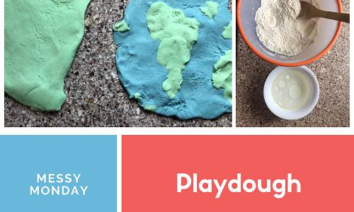 Earth Day Meets Messy Monday: Let's Make Playdough! 